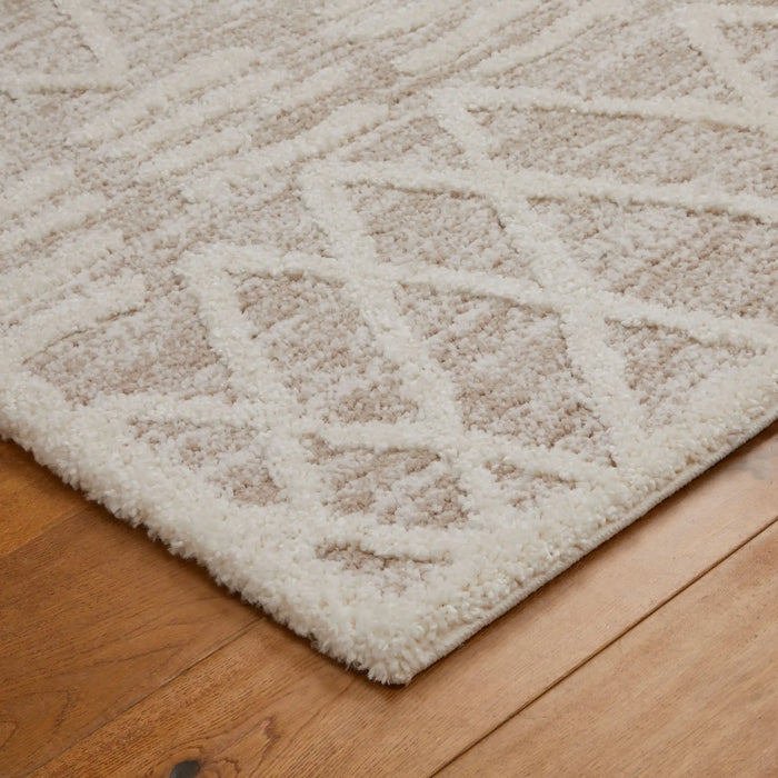 Oriental Weavers tribal 626 w Beige Living Room Geometric Rug.