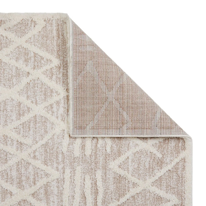Oriental Weavers tribal 626 w Beige Living Room Geometric Rug.