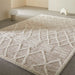 Oriental Weavers tribal 626 w Beige Living Room Geometric Rug.