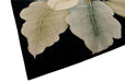 Nourison tropics nourison ts08 black Black Living Room Wool Rug.