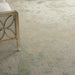 Nourison twilight nourison twi06 ivory navy Green, Ivory Living Room Wool Rug.