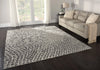 Nourison twilight nourison twi08 cream Beige, Multicoloured Living Room Wool Rug.