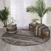 Nourison twilight nourison twi10 hazel Brown Living Room Wool Rug.