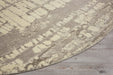 Nourison twilight nourison twi10 ivory Grey, Beige Living Room Wool Rug.