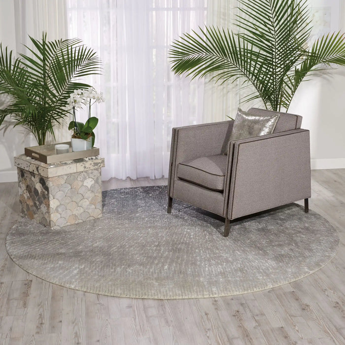 Nourison twilight nourison twi12 ivory grey Grey, Beige Living Room Wool Rug.