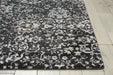 Nourison twilight nourison twi13 onyx Black, Multicoloured Living Room Wool Rug.