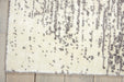 Nourison twilight nourison twi14 smoke Grey, Beige, Multicoloured Living Room Wool Rug.