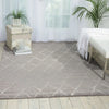 Nourison twilight nourison twi15 grey Grey Living Room Wool Rug.