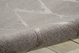 Nourison twilight nourison twi15 grey Grey Living Room Wool Rug.