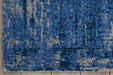 Nourison twilight nourison twi19 multi Blue, Multicoloured Living Room Wool Rug.