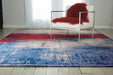 Nourison twilight nourison twi19 multi Blue, Multicoloured Living Room Wool Rug.