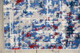Nourison twilight nourison twi25 red blue Blue, Multicoloured, Red Living Room Wool Rug.