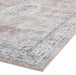 Think Rugs tabriz washable h1156 rose Pink Living Room Washable Rug.