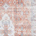 Think Rugs tabriz washable h1156 terra Orange Living Room Washable Rug.