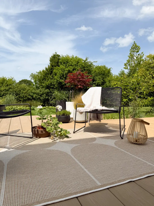 Duet 106245 Jute White Indoor / Outdoor Reversible