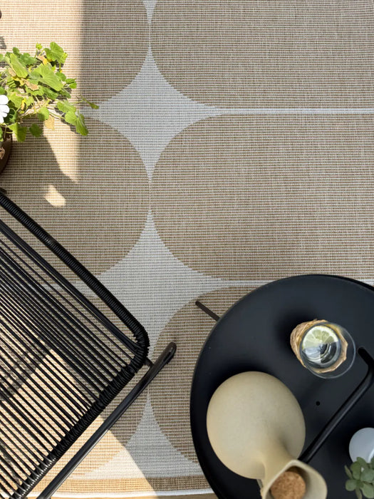 Duet 106245 Jute White Indoor / Outdoor Reversible