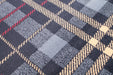 URCO tartan blue Blue Living Room Geometric Rug.