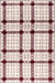URCO tartan red cream Red, Cream Living Room Geometric Rug.