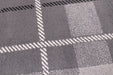 URCO tartan grey Grey Living Room Geometric Rug.