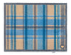 Hug Rug Washable Tartan Blue Multi