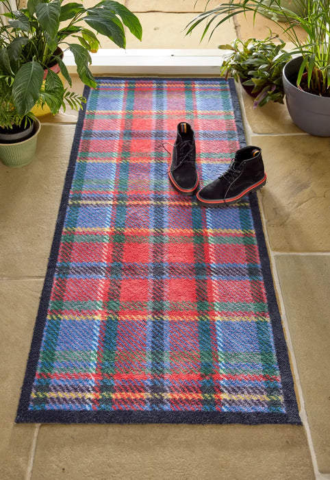 Hug Rug Washable Tartan Red Multi