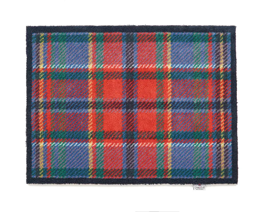 Hug Rug Washable Tartan Red Multi