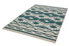 Asiatic taza ta01 green Green, Ivory Living Room  Rug.