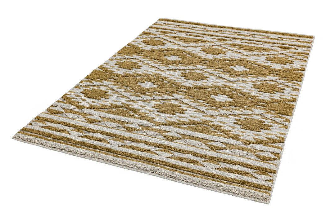 Asiatic taza ta02 ochre Yellow, Ivory Living Room  Rug.