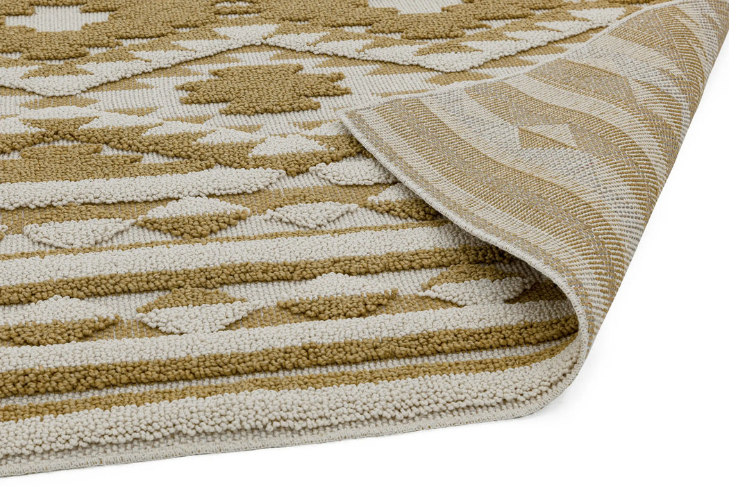 Asiatic taza ta02 ochre Yellow, Ivory Living Room  Rug.