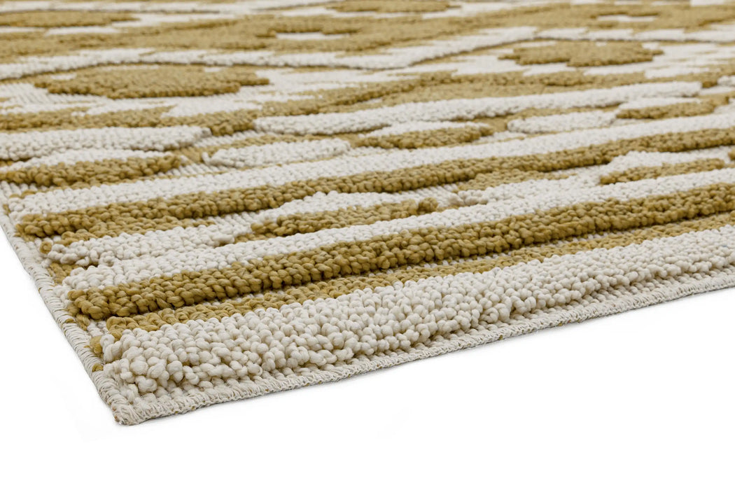Asiatic taza ta02 ochre Yellow, Ivory Living Room  Rug.