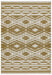 Asiatic taza ta02 ochre Yellow, Ivory Living Room  Rug.
