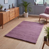 Think Rugs teddy lavender Purple Living Room  Rug.
