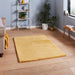 Think Rugs teddy yellow Yellow Living Room  Rug.