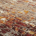 Oriental Weavers terra nova brick Multicoloured, Red Living Room Flat Weave Rug.