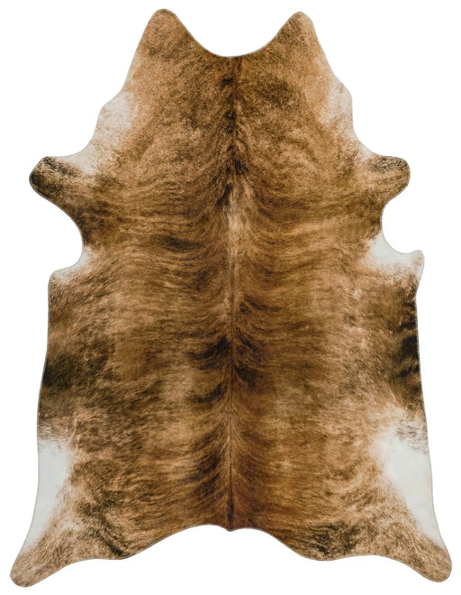 Asiatic texas faux brown Brown Living Room Flat Weave Rug.