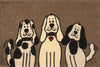 Wash+Dry DESIGN Three Dogs Taupe