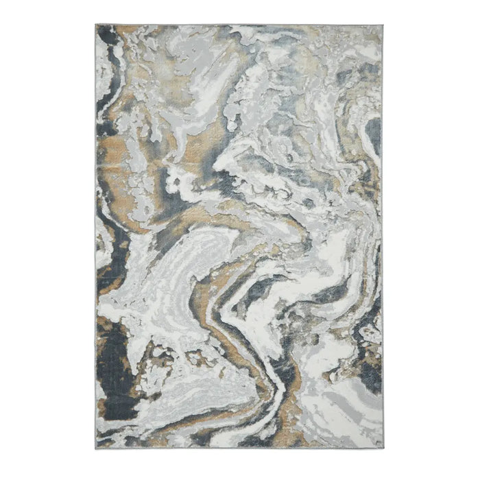 Tidal TL837 Silver/Beige Modern Abstract Rug