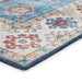 Think Rugs topaz think topaz g4705 dark blue Blue Living Room Flat Weave Rug.
