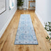 Think Rugs topaz think topaz g4705 light blue Blue Living Room Flat Weave Rug.