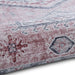 Think Rugs topaz think topaz g4705 rose Multicoloured, Pink Living Room Flat Weave Rug.