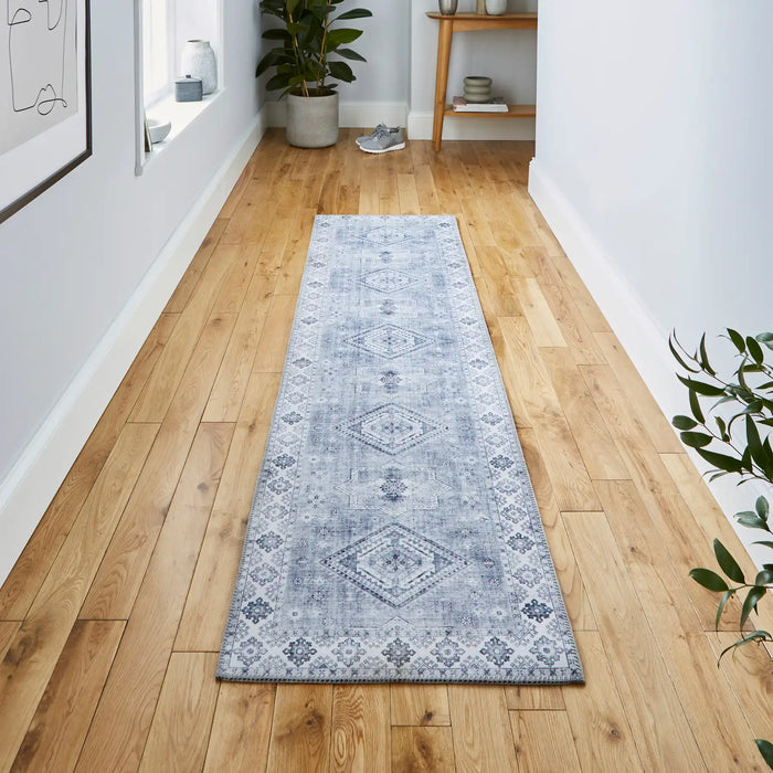 Think Rugs topaz think topaz g4705 silver Grey Living Room Flat Weave Rug.
