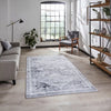 Think Rugs topaz think h1265 grey Grey Living Room Flat Weave Rug.