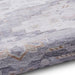 Think Rugs topaz think h1265 grey beige Grey, Beige Living Room Flat Weave Rug.