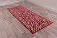 Rug Style traditional poly esta red Red Living Room Moroccan Rug.
