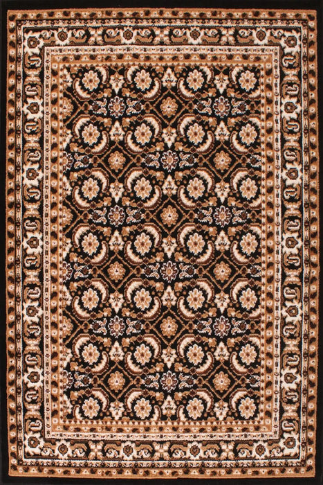 Rug Style traditional poly esta black Beige, Black Living Room Moroccan Rug.