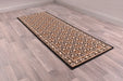 Rug Style traditional poly esta black Beige, Black Living Room Moroccan Rug.