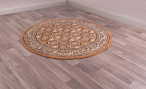 Rug Style traditional poly esta gold Brown Living Room Moroccan Rug.