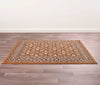 Rug Style traditional poly esta gold Brown Living Room Moroccan Rug.