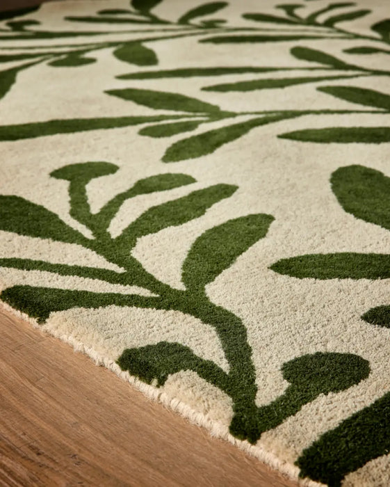 Trailing Leaf Beige/Green