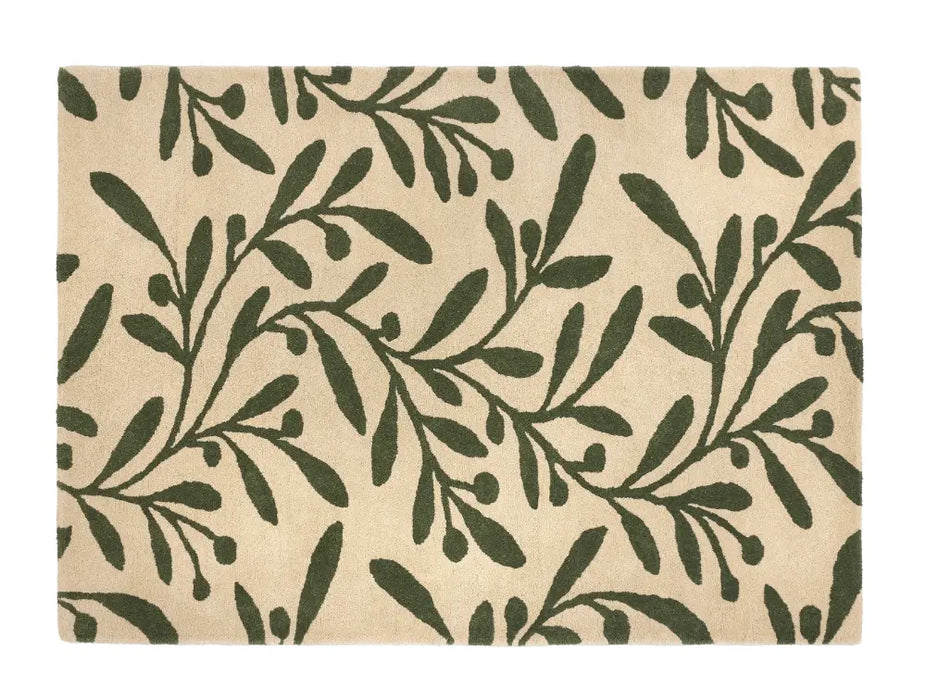 Trailing Leaf Beige/Green